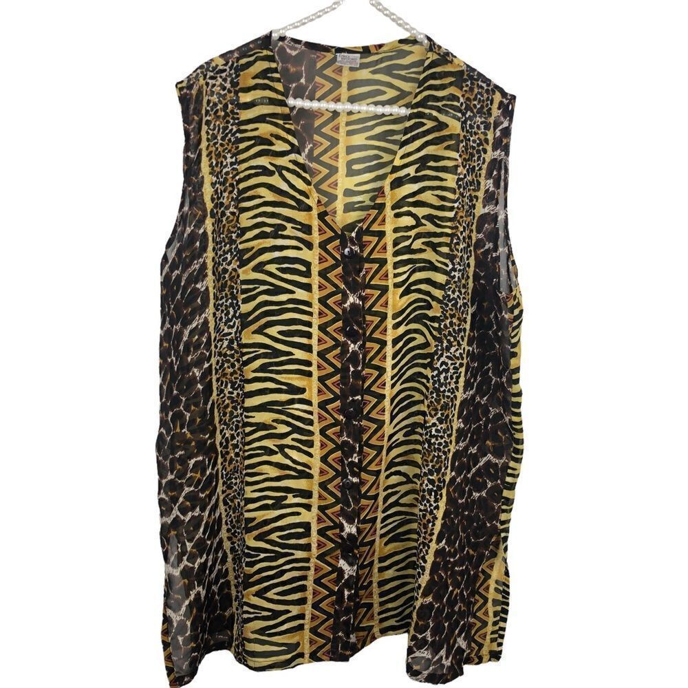 Erika Brooke animal print shirt